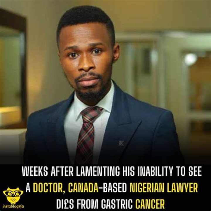 Canadian-Nigerian Lawyer Ayokunle Odekunle Obituary And Death Cause Linked To Gastric Cancer