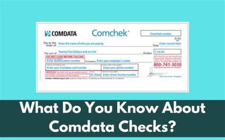 How do i order a comdata check