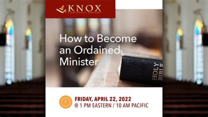 How to become ordained in nj
