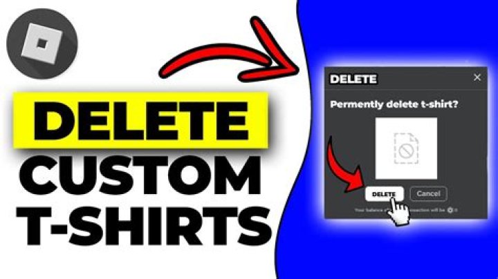 How to delete a shirt on roblox