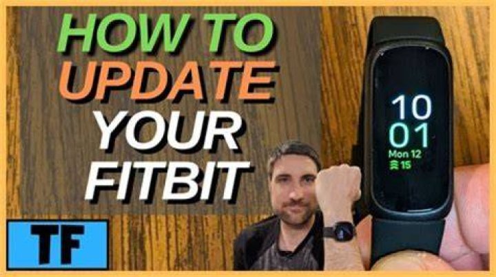 How to update fitbit firmware