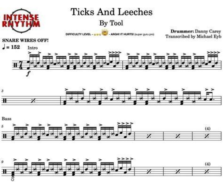 Tool’s
Ticks and Leeches Lyrics
