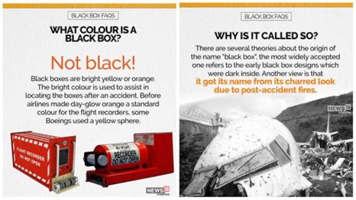 Why is the black box color orange